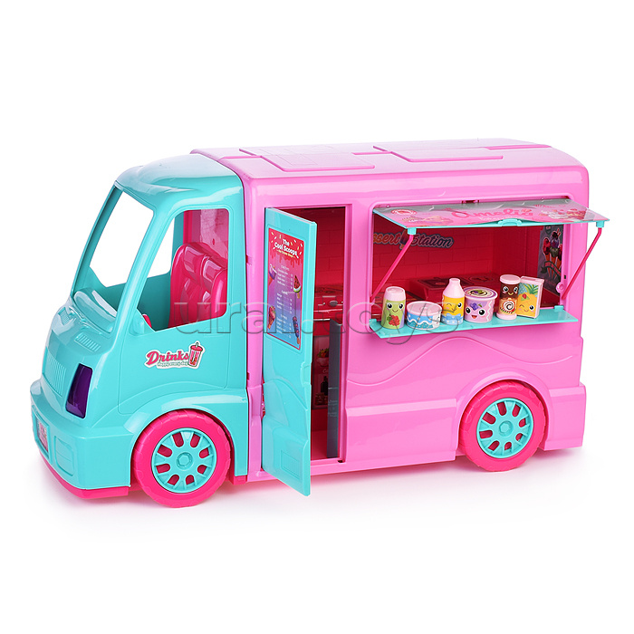 Машина "Кафе на колесах" с куклой, в коробке