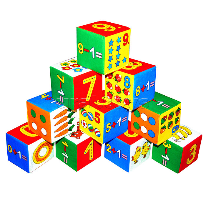 Игрушка кубики "Умная математика"