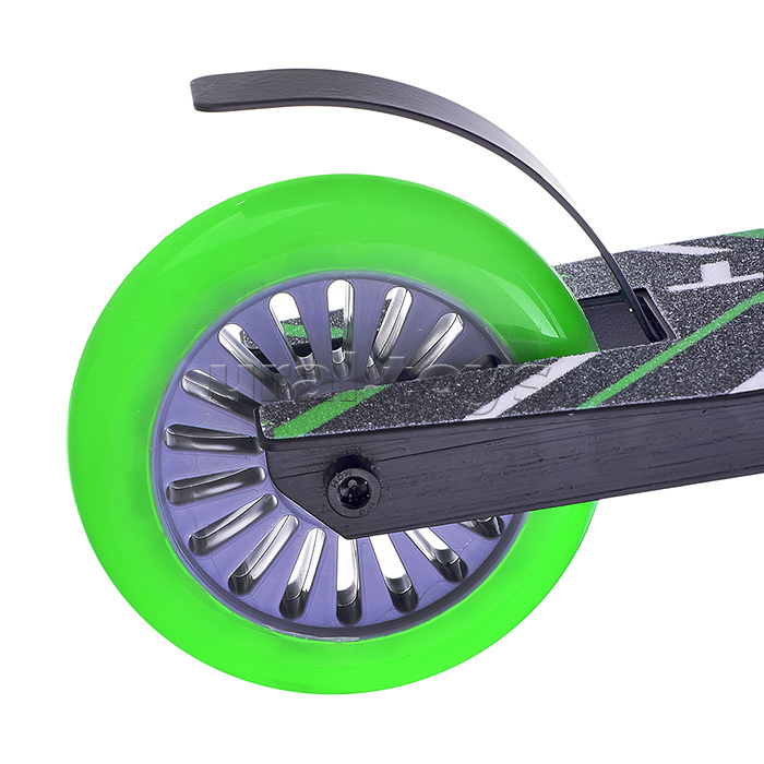 Самокат трюковый ROCKET,колеса PU/пластик 100 мм,ABEC 7, зелёный