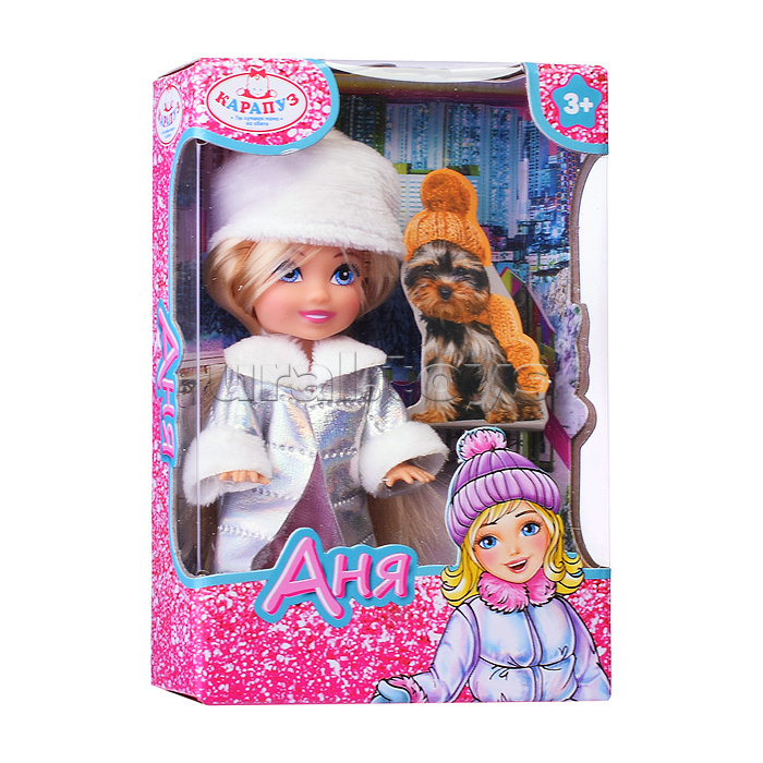 Кукла Анечка 12см, с аксессуарами, в коробке