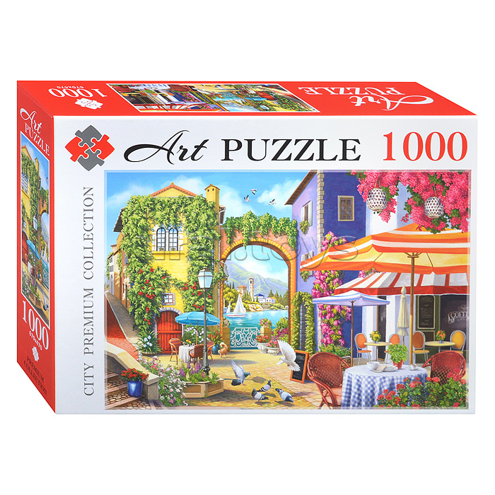 Пазлы 1000 Artpuzzle "Солнечный город у моря"