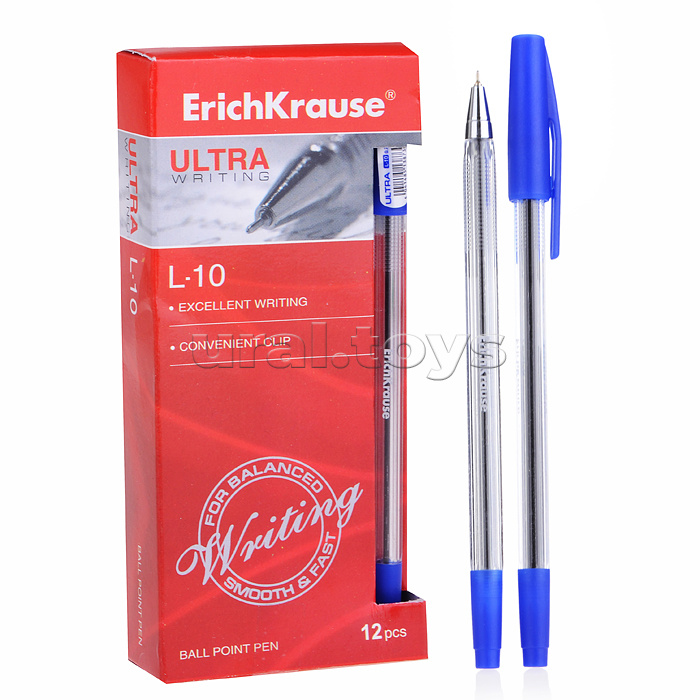 Ручка шариковая ULTRA L-10 цвет чернил синий