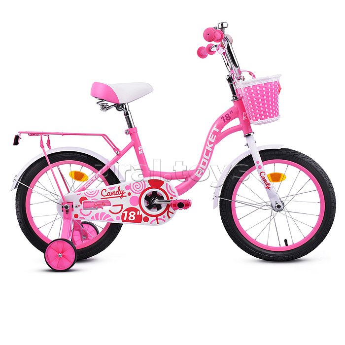 Велосипед 18" Rocket Candy, цвет розовый