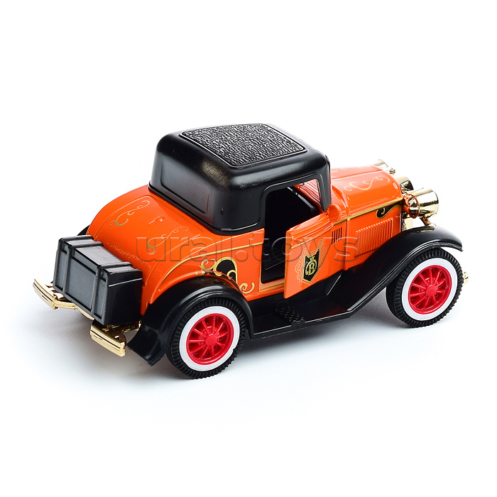 Ретро-автомобиль, кузов "купе", оранжевый