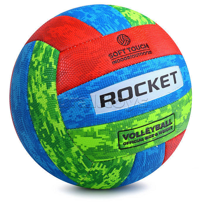 Мяч волейбольный ROCKET, PU, размер 5, 230 г