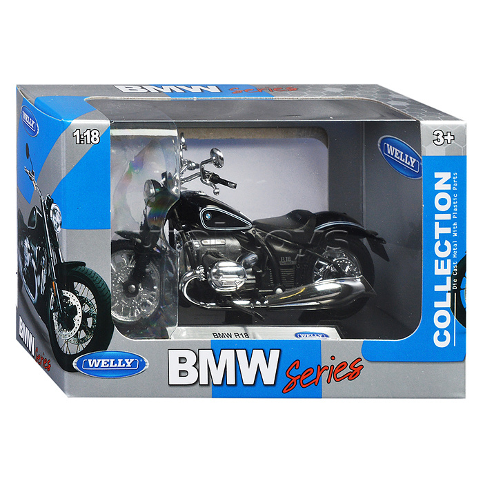 Мотоцикл 1:18 BMW R 18, черный