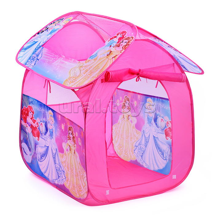 Палатка детская игровая "Принцессы" 83х80х105см, в сумке