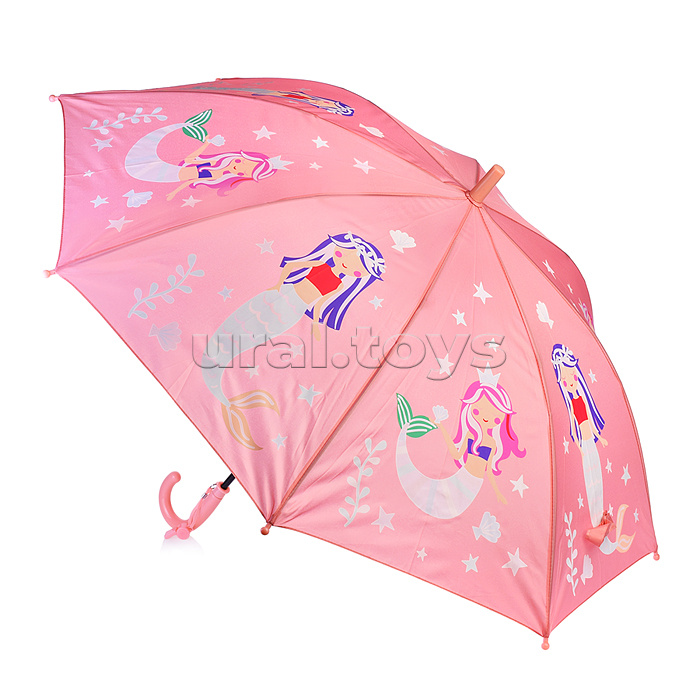 Зонт детский "Русалки" 50 см с проявлением цвета