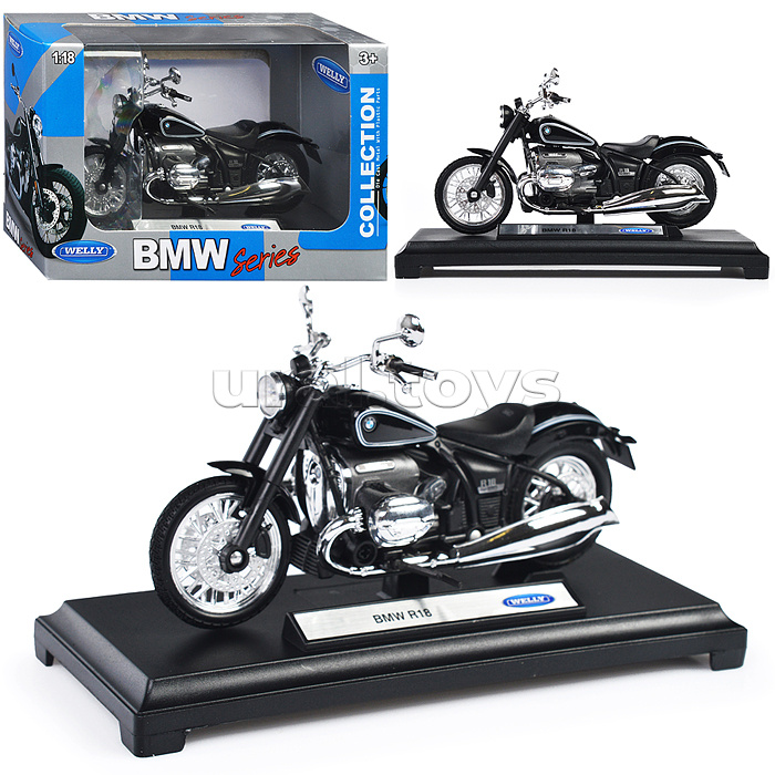 Мотоцикл 1:18 BMW R 18, черный