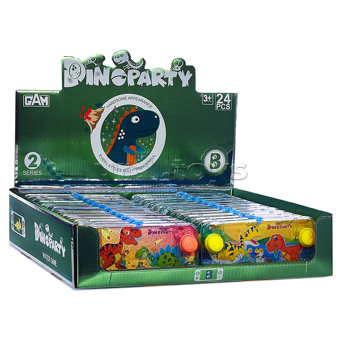 Водная игра "Динозаврики" в коробке