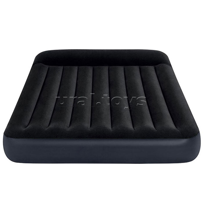Матрас надувной Pillow Rest Classic Fiber-Tech, 152 х 203 х 25 см, 64143 INTEX