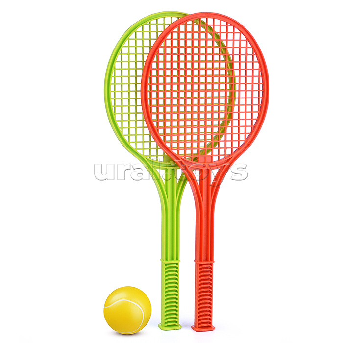 Набор для игры в теннис цвет салатовый, оранжевый