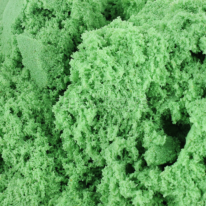 Кинетический песок "Волшебный песок" 1200 гр., ведерко, зеленый