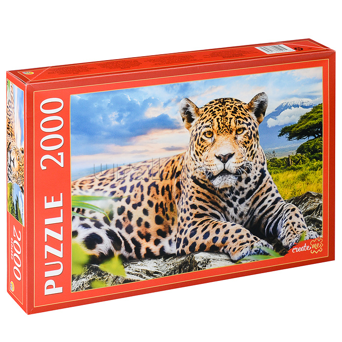 Пазлы 2000 "Большой леопард"