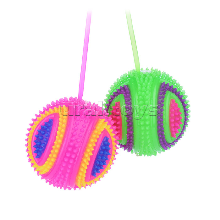 Мяч-ежик "Неоновые цвета" (6,5см) в коробке