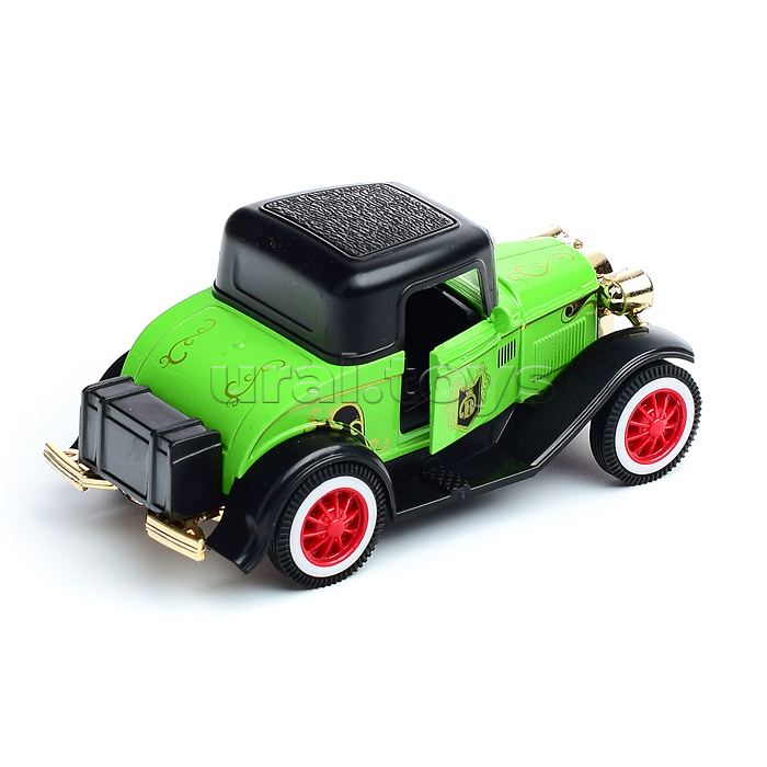 Ретро-автомобиль, кузов "купе", зеленый