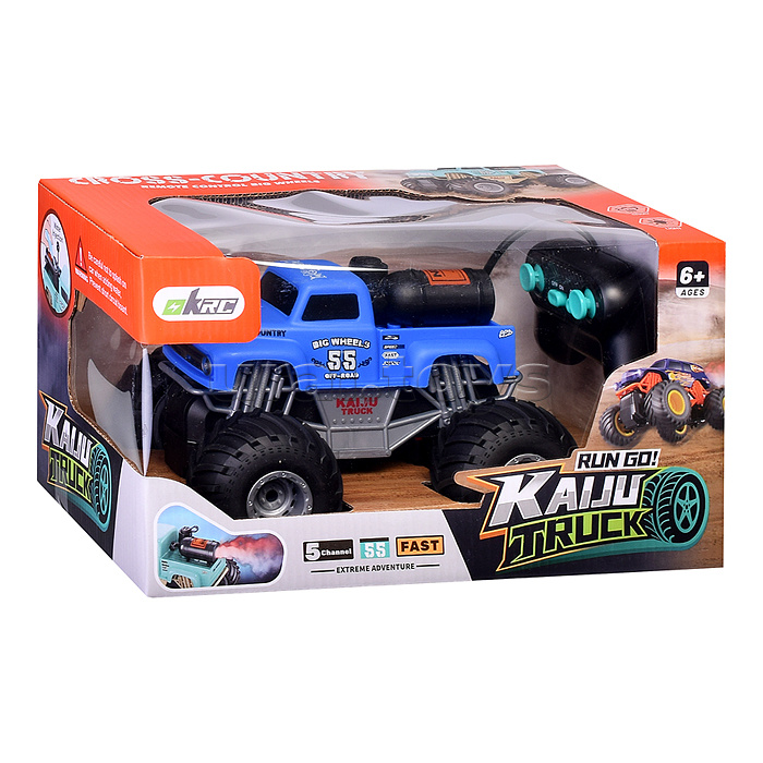 Машина "Kaiju Truck" с эффектом дыма, р/у, 27 MHz, на батарейках, в коробке