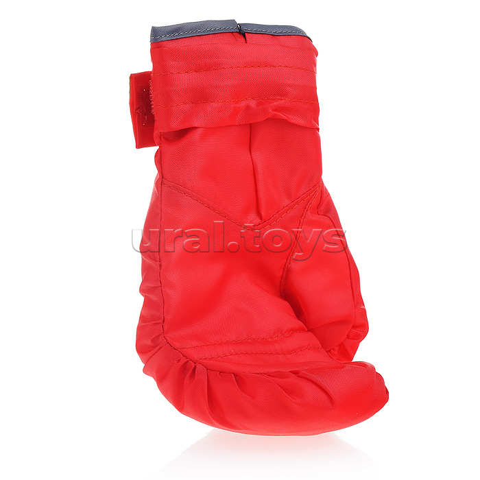 Набор для бокса: груша 50 см х Ø20 см.с перчатками. Цвет красный+серый, ткань "Оксфорд"