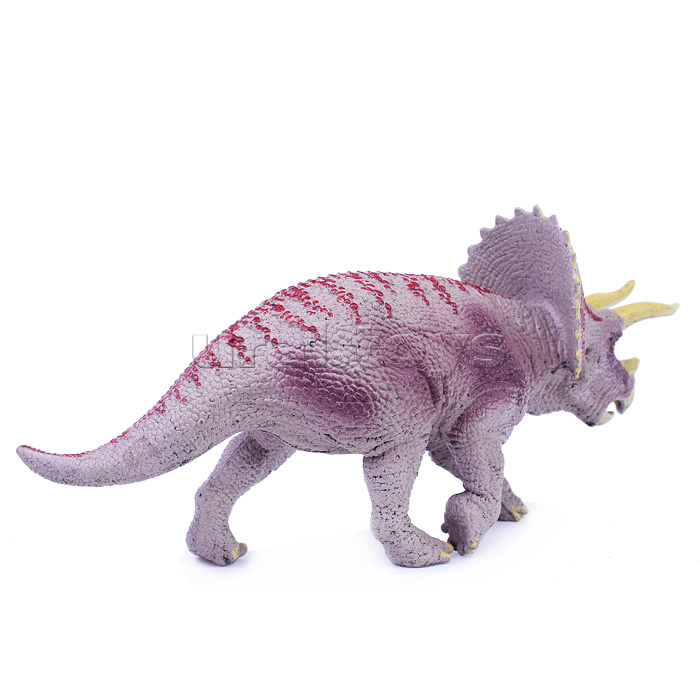 Фигурка динозавр "Трицератопс" серо-красный