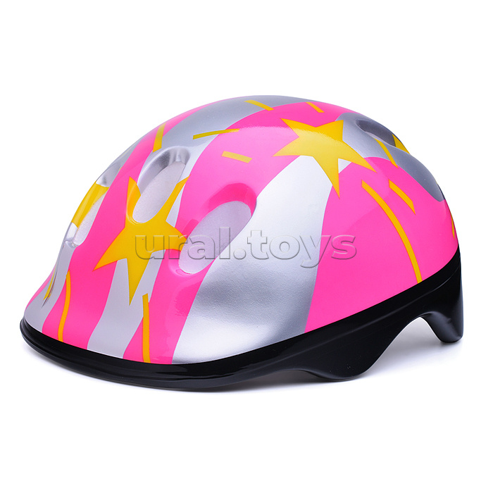 Защитный шлем для детей "Звезды" розовый